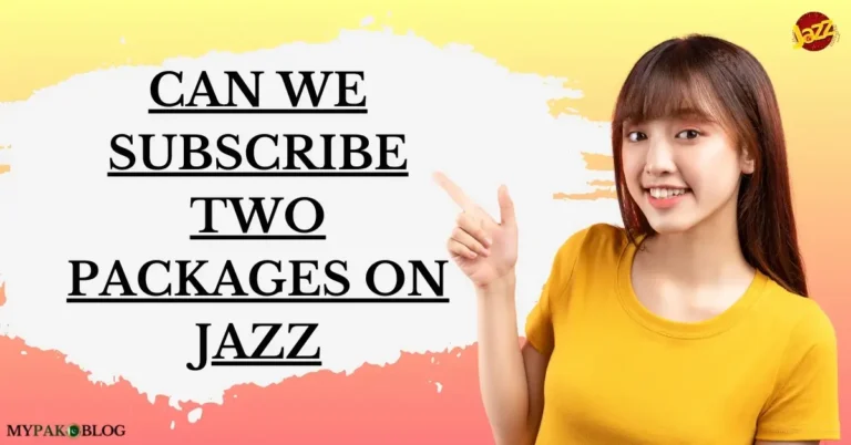 Can We Subscribe Two Packages On Jazz