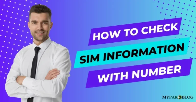 Sim Information With Number