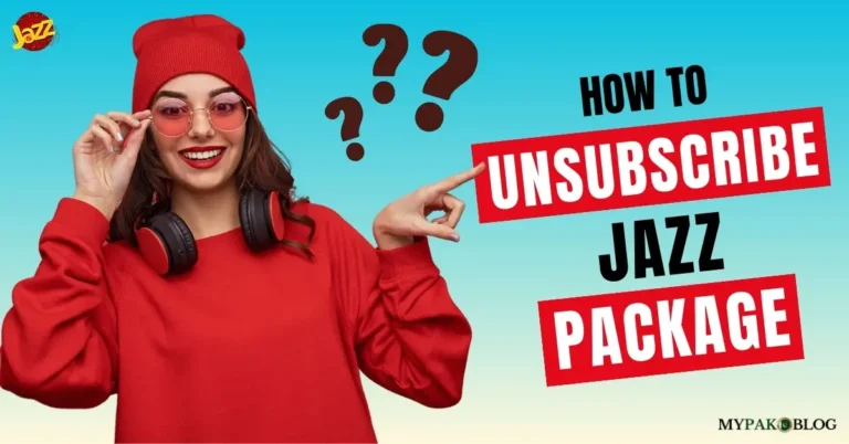 How to Unsubscribe Jazz Package