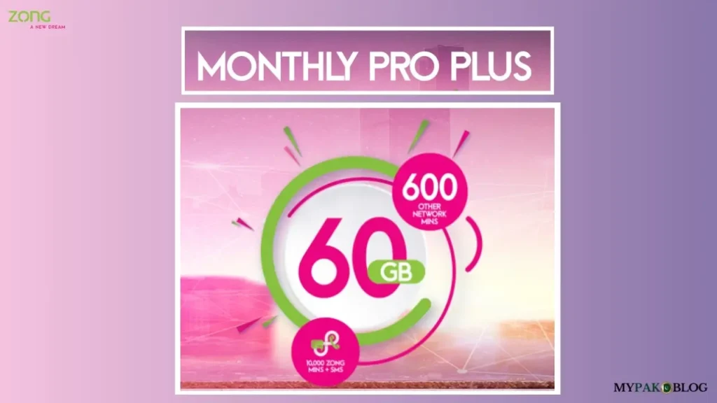 Zong monthly pro plus