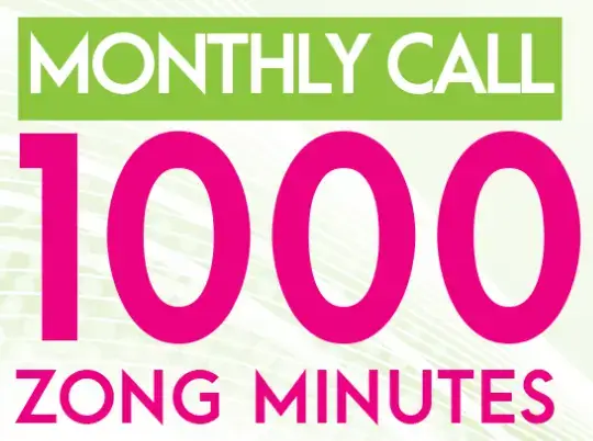 Zong to Zong Call Pkg Monthly