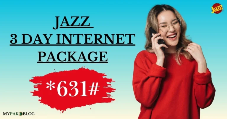 Jazz 3 Day Internet Package 50 Rupees