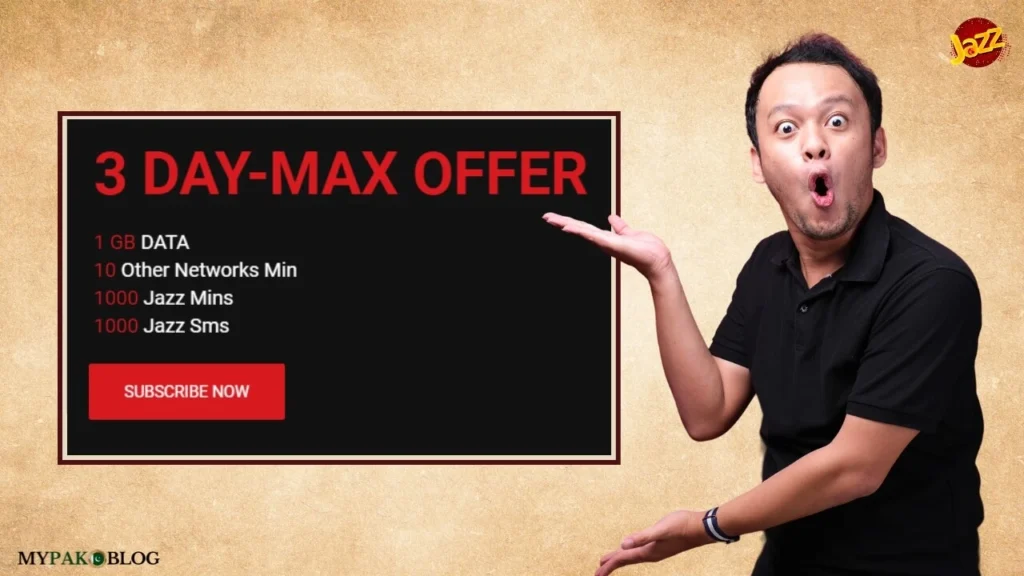 Jazz 3 Day max offer