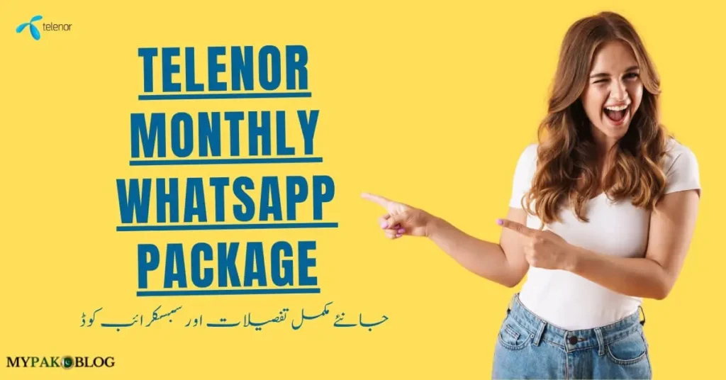 Telenor WhatsApp Package Monthly