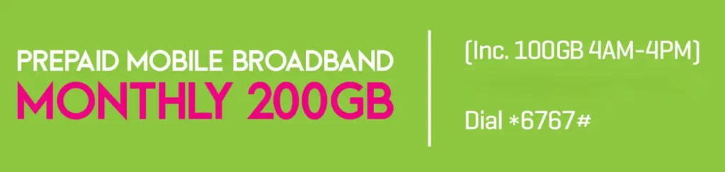 zong 200gb mbb bundle prepaid