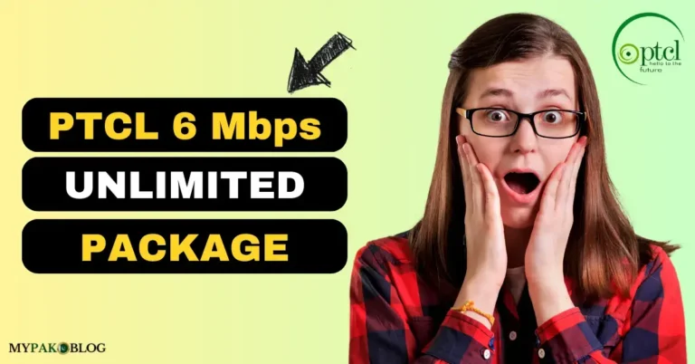 PTCL 6 Mbps Unlimited Package Price