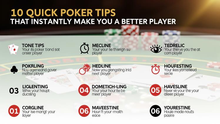 10 Quick Poker Tips That Instantly Make You a Better Player