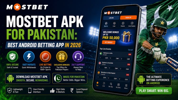 Mostbet APK for Pakistan Best Android Betting App in 2026