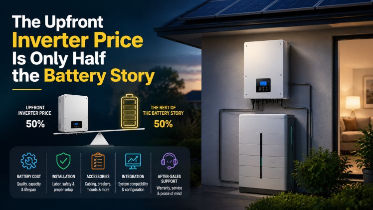 The Upfront Inverter Price Is Only Half the Battery Story
