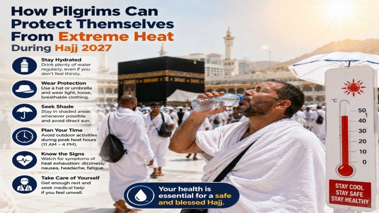 How Pilgrims Can Protect Themselves from Extreme Heat During Hajj 2027
